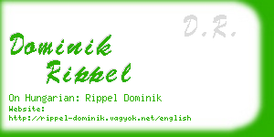 dominik rippel business card